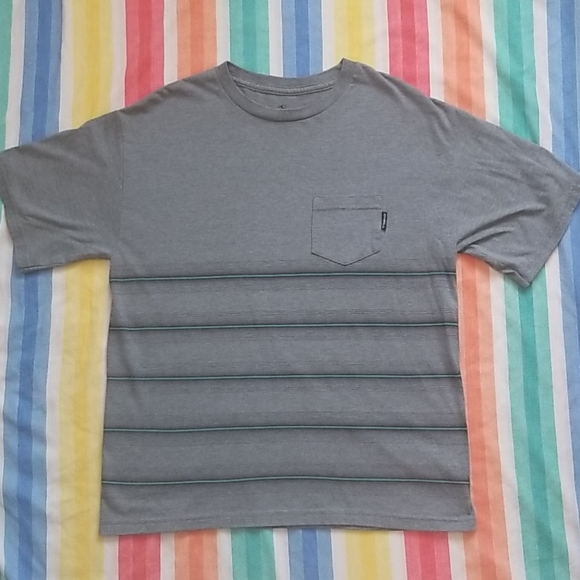 O'Neill Men's 'Pho Striped Pocket Tee Shirt' - Picture 3 of 8